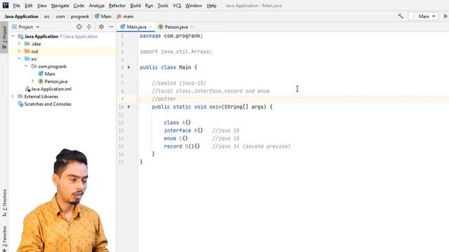 Java 15 New Features | Local interfaces and enums | Pattern Matching for instanceof | #02