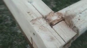 Строю баню из профилированного бруса. Правильный запил и теплый угол.