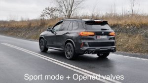 BMW X5 M COMPETITION 2021 (F95) | Baq Exhaust | Loud Cat-back sound with valves | OPF/GPF delete