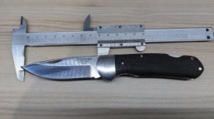 складной нож pirat грибник длина лезвия 8 см, сталь 40Х13( медицинская  сталь) сравнение с samura