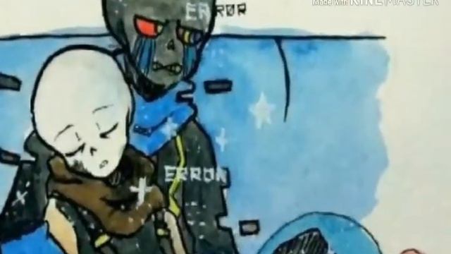 //ErrorInk\\ кто любит андертейл?! Я да обожаю😍 (я долго делала это видео) смотреть онлайн
