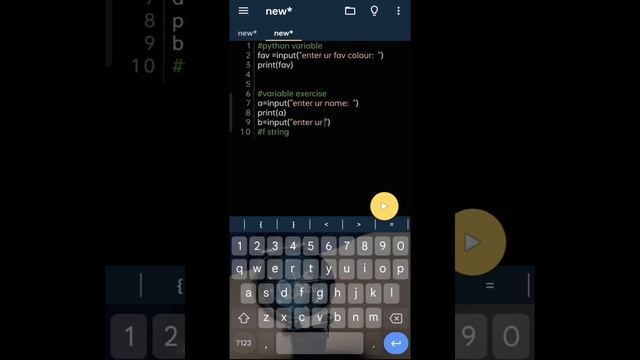 F string in python program and python variables ||python tutorial