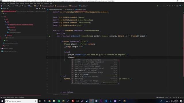 Spigot Plugin Development - 8 - Command Arguments ? смотреть онлайн