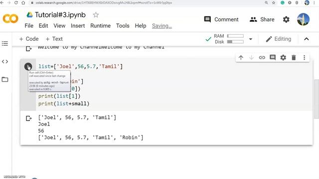 Python Tutorial#3 - Variable Types - List, String, Tuple, Dictionary смотреть онлайн