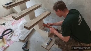 Крепление степеней к монокосоуру. Эксперимент.