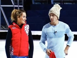 Пятый этап. Мария Кожевникова, Алексей Ягудин. Тре.... Лед и пламень. Фрагмент выпуска от 17.10.2010