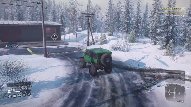 SnowRunner 2020 - Страшный Сон УАЗа (SpinTires, MudRunner) Аляска #7 смотреть онлайн