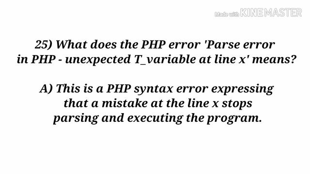 php interview question part 2
