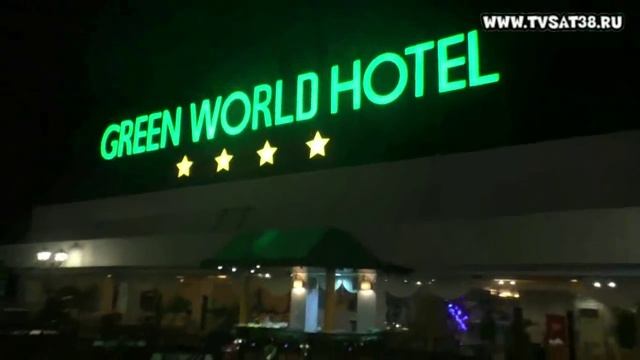 Вид на ночной нячанг с крыши отеля Green World Nha Trang - Вьетнам смотреть онлайн