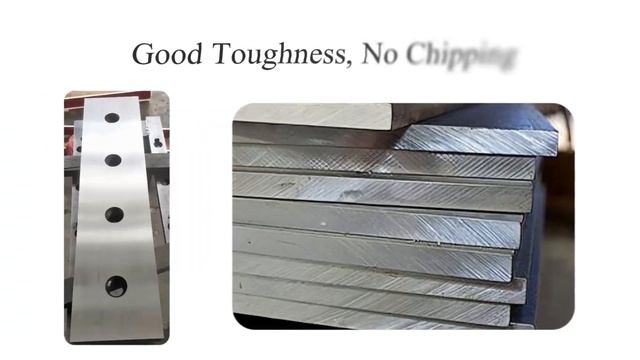 Sheet metal shear blade for hydraulic guillotine shearing machine