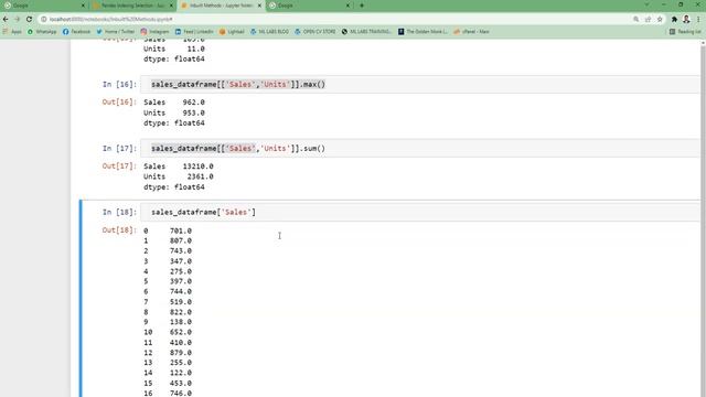 06 Pandas Inbuilt Methods tutorial | Edukron | Python