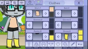 Как раздеть персонажа в гача лайф?