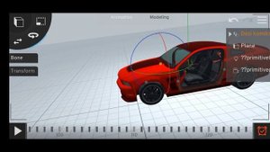 Mustang car 3d Model for Prisma 3d.#prisma3d , #prisma3dtutorial