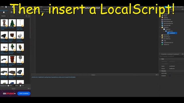 How to make a Play button on roblox! смотреть онлайн