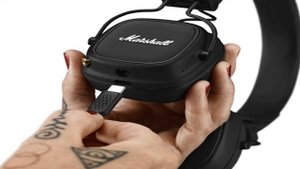 Marshall Major IV On-Ear Bluetooth Headphone, Black
