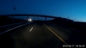 Падение и сгорание    метеорита  в атмосфере.