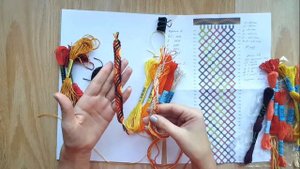 5 фенечек из мулине. Плетение. Выбор цветовой схемы