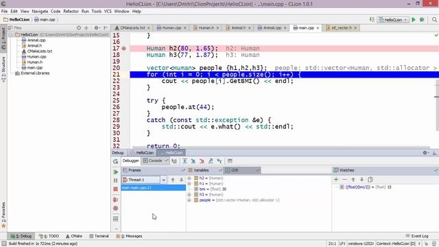 Debugging In CLion