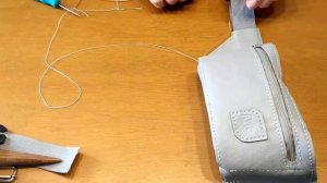 Установка ремня для сумки на пояс