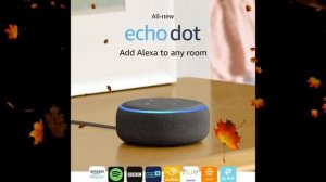 Amazon Echo Dot 3rd generation with high quality sound.