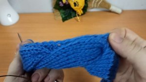 Шапка с поперечной косой.Мастер-класс .Часть 1