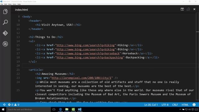 Building WebApps using Visual Studio Code (3/11) CSS