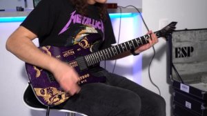 Обзор новой гитары Кирка Хэмметта! | ESP LTD KH OUIJA Purple Sparkle ?