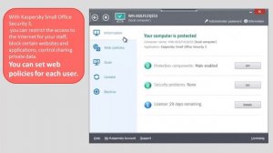 How to restrict and monitor Internet usage remotely in Kaspersky Small Office Security 3