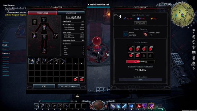 V Rising Castle Heart Guide - How To Upgrade Castle Heart  - V Rising Castle Heart Explained