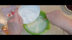 клюквенный заливной пирог//этот пирог можно готовить бесконечно