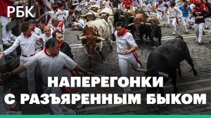 Первый бег быков и коррида после пандемии. Кадры экстремального забега из Испании