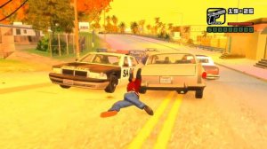 GTA Sa with Euphoria Physics Ragdolls | Grand Theft Auto IV San Andreas Gameplay