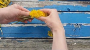 Как сплести венок из одуванчиков / How to make a wreath of dandelions?))