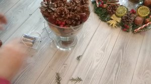 Новогодняя композиция на праздничный стол!