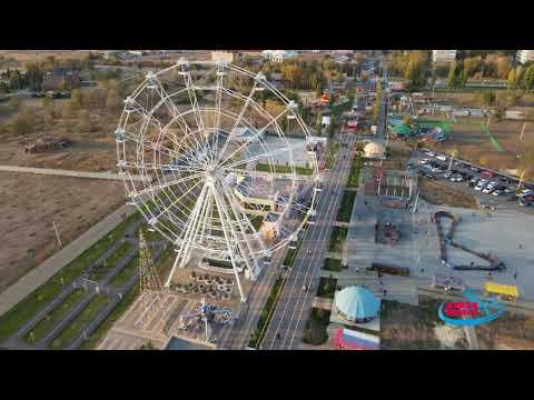 Колесо обозрения в ПКиО Волжский #air34region