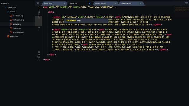 Sprite em arquivos SVG смотреть онлайн