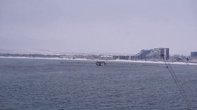 АНАПА - снегопад! Пляжи под снегом. Самый необычный вид курорта. Сугробы у моря. Зима пришла! смотреть онлайн