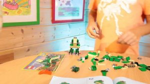 Конструктор LEGO Creator Грозный динозавр (31058). Профессор Крокодил. Обзор конструктора