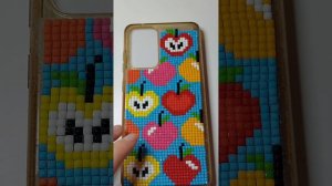 Diy чехол для телефона из остатков страз алмазной мозаики. Куда можно использовать лишние стразы.