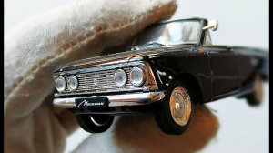 Москвич-408 Турист обзор машинки модели масштаб 1:43.