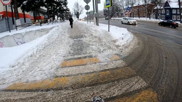 Первая покатушка на фэтбайке в новом 2022 году.Как поживает Солнечногорск 1 января.2 часть.