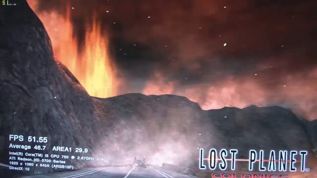 Lost Planet Benchmark Win 7 64bit | i5 750 2.6GHz - HD5770 1GB | смотреть онлайн