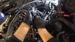 ЗАМЕНА свечей накала BMW E91 M47N2