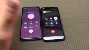 Incoming Call Samsung Galaxy S10 & iPhone 10