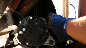 Установка нового генератора на комбайн