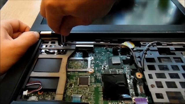 Lenovo T420s heatsink and fan disassembly - overheating solution смотреть онлайн