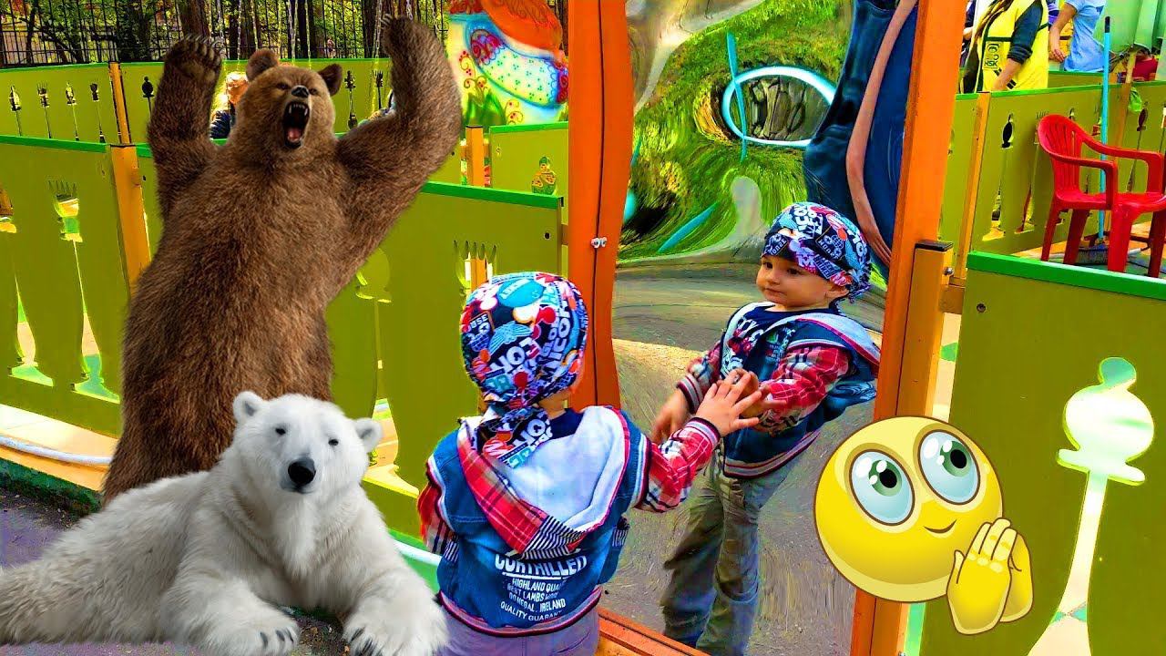Новосибирский Зоопарк! Часть 2. Детская железная дорога. Купание в фонтане