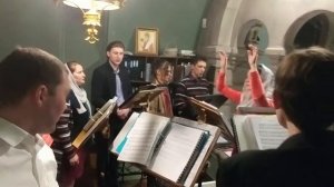 Христос Воскресе на Грузинском, qriste agsdga, Пасха 2018 Darmstadt