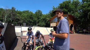 BMX ЛАГЕРЬ - первая тренировка