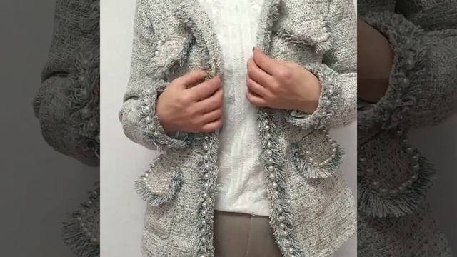 Твидовый пиджак от YIEELACOO Official Store !